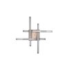 Reality Route Plafoniera LED Aspetto del legno, Nero, 1-Luce