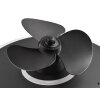 Reality Nybro ventilatore da soffitto LED Nero, 1-Luce, Telecomando