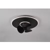 Reality Nybro ventilatore da soffitto LED Nero, 1-Luce, Telecomando