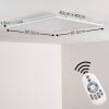 Voisines Plafoniera LED Bianco, 1-Luce, Telecomando, Cambia colore