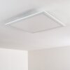 Voisines Plafoniera LED Bianco, 1-Luce, Telecomando, Cambia colore