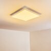 Voisines Plafoniera LED Bianco, 1-Luce, Telecomando, Cambia colore