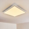 Voisines Plafoniera LED Bianco, 1-Luce, Telecomando, Cambia colore