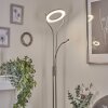 Donna Lampada da terra LED Nichel opaco, 2-Luci
