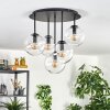 Gastor Plafoniera, Lampada a sfera 45 cm Chiaro, 5-Luci