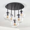 Gastor Plafoniera, Lampada a sfera 45 cm Chiaro, 5-Luci