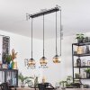 Koyoto Lampadario a sospensione, Lampada a sfera, Lampada a sospensione Ambrato, 3-Luci
