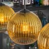 Koyoto Lampadario a sospensione, Lampada a sfera, Lampada a sospensione Oro, Chiaro, 3-Luci