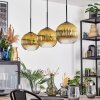 Koyoto Lampadario a sospensione, Lampada a sfera, Lampada a sospensione Oro, Chiaro, 3-Luci