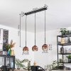 Ripoll Lampadario a sospensione, Lampada a sfera, Lampada a sospensione Chiaro, Ramato, 3-Luci