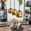 Ripoll Lampadario a sospensione, Lampada a sfera, Lampada a sospensione Oro, 3-Luci