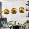 Ripoll Lampadario a sospensione, Lampada a sfera, Lampada a sospensione Oro, 3-Luci