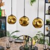 Ripoll Lampadario a sospensione, Lampada a sfera, Lampada a sospensione Oro, 3-Luci