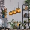 Koyoto Lampadario a sospensione, Lampada a sfera, Lampada a sospensione Oro, 3-Luci