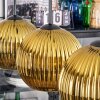 Koyoto Lampadario a sospensione, Lampada a sfera, Lampada a sospensione Oro, 3-Luci