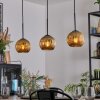 Ripoll Lampadario a sospensione, Lampada a sfera, Lampada a sospensione Oro, 3-Luci