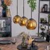 Koyoto Lampadario a sospensione, Lampada a sfera, Lampada a sospensione Oro, 3-Luci