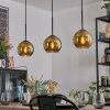 Koyoto Lampadario a sospensione, Lampada a sfera, Lampada a sospensione Oro, 3-Luci