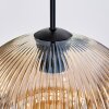 Ripoll Lampadario a sospensione, Lampada a sfera, Lampada a sospensione, Lampada a sospensione a cluster Ambrato, Chiaro, Grigio fumo, 3-Luci