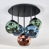 Ripoll Plafoniera, Lampada a sfera Blu, Verde, Ramato, 5-Luci