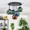 Ripoll Plafoniera, Lampada a sfera Blu, Verde, Ramato, 5-Luci