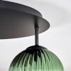 Koyoto Plafoniera, Lampada a sfera 45 cm Blu, Verde, Ramato, 5-Luci