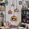 Ripoll Lampadario a sospensione, Lampada a sfera, Lampada a sospensione a cluster Cromo, Oro, Chiaro, Ramato, Grigio fumo, 4-Luci