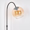Koyoto Lampada da terra Cromo, Nero, 1-Luce