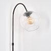 Koyoto Lampada da terra Cromo, Nero, 1-Luce