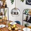 Koyoto Lampadario a sospensione, Lampada a sfera, Lampada a sospensione Oro, Nero, 1-Luce
