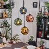 Ripoll Lampadario a sospensione, Lampada a sfera, Lampada a sospensione, Lampada a sospensione a cluster, 4-Luci