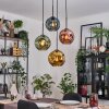 Ripoll Lampadario a sospensione, Lampada a sfera, Lampada a sospensione, Lampada a sospensione a cluster, 4-Luci