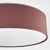 Antillo Plafoniera Marrone, Bianco, 3-Luci
