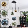 Ripoll Lampadario a sospensione, Lampada a sfera, Lampada a sospensione a cluster Blu, Oro, Verde, 3-Luci