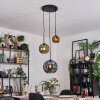 Ripoll Lampadario a sospensione, Lampada a sfera, Lampada a sospensione a cluster Blu, Oro, Verde, 3-Luci