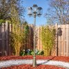 Tieva Lampione multibraccia, Illuminazione viale Marrone, Oro, 3-Luci