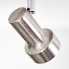 Edain Plafoniera, Faretto da soffitto LED Cromo, Nichel opaco, 3-Luci