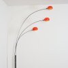 Nikkala Lampada da terra Cromo, Bianco, 3-Luci