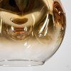 Ripoll Lampadario a sospensione, Lampada a sfera, Lampada a sospensione a cluster Cromo, Oro, Chiaro, Ramato, Grigio fumo, 4-Luci
