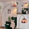 Baloca Lampada da terra, Lampade ad arco Ramato, Nero, 1-Luce