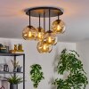 Koyoto Plafoniera, Lampada a sfera 45 cm Ambrato, 5-Luci