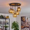Koyoto Plafoniera, Lampada a sfera 45 cm Ambrato, 5-Luci