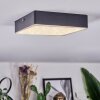 Esmar Plafoniera LED Nero, 1-Luce