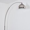 Baloca Lampada da terra, Lampade ad arco Nichel opaco, Nero, 1-Luce