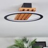 Pompu Plafoniera LED Écru, Nero, 1-Luce