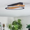 Pompu Plafoniera LED Écru, Nero, 1-Luce