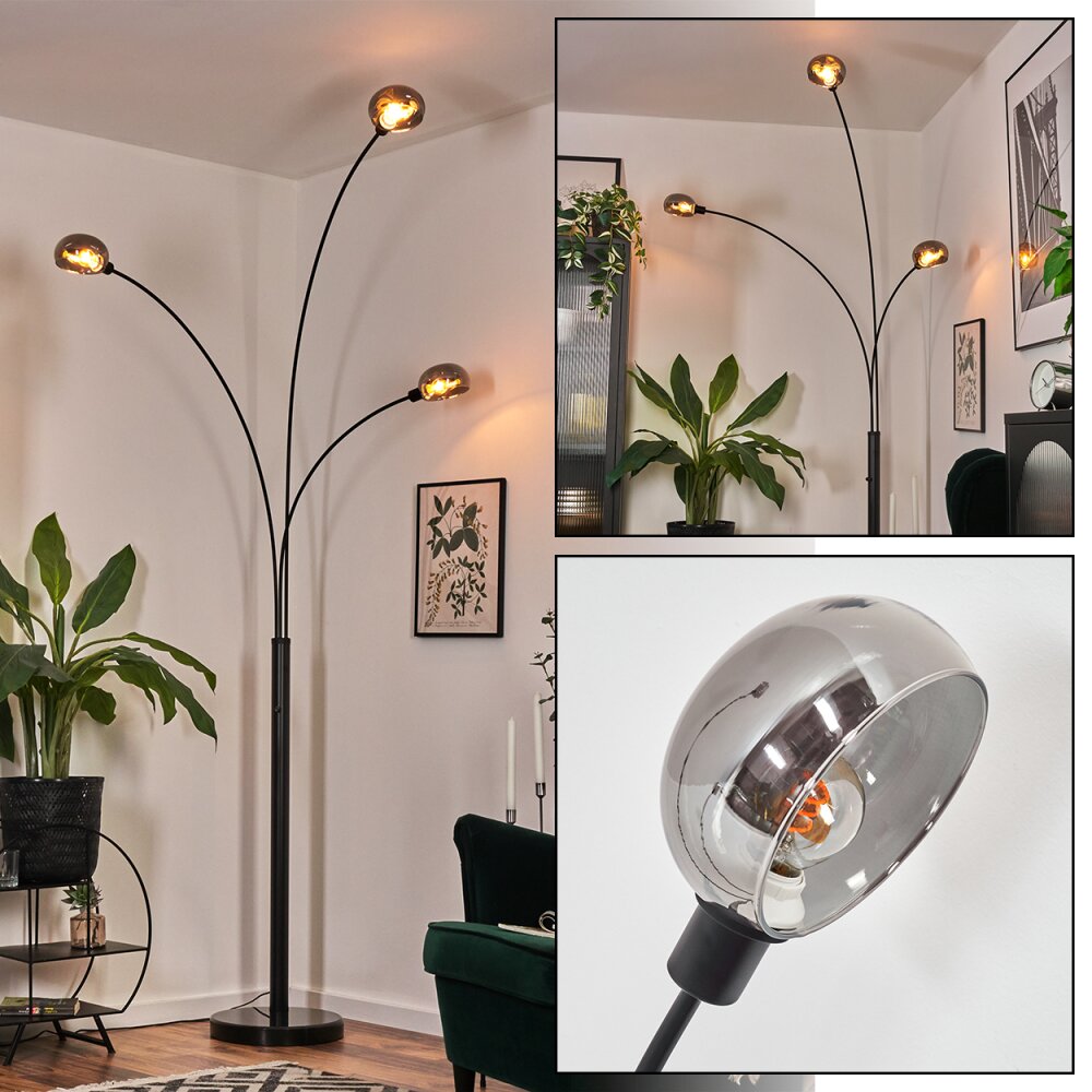 Nikkala Lampada da terra Nero, 3-Luci main product photo