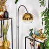 Koyoto Lampada da terra Cromo, Nero, 1-Luce