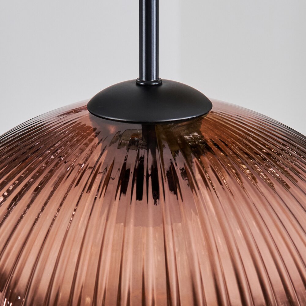 Ripoll Lampadario a sospensione, Lampada a sfera, Lampada a sospensione a cluster Ambrato, Oro, Chiaro, Ramato, Grigio fumo, 4-Luci