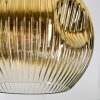 Ripoll Lampadario a sospensione, Lampada a sfera, Lampada a sospensione a cluster Ambrato, Oro, Chiaro, Ramato, Grigio fumo, 4-Luci
